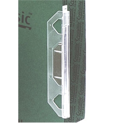 Crystalfile Lateral Tabs Clear [Pack 50]